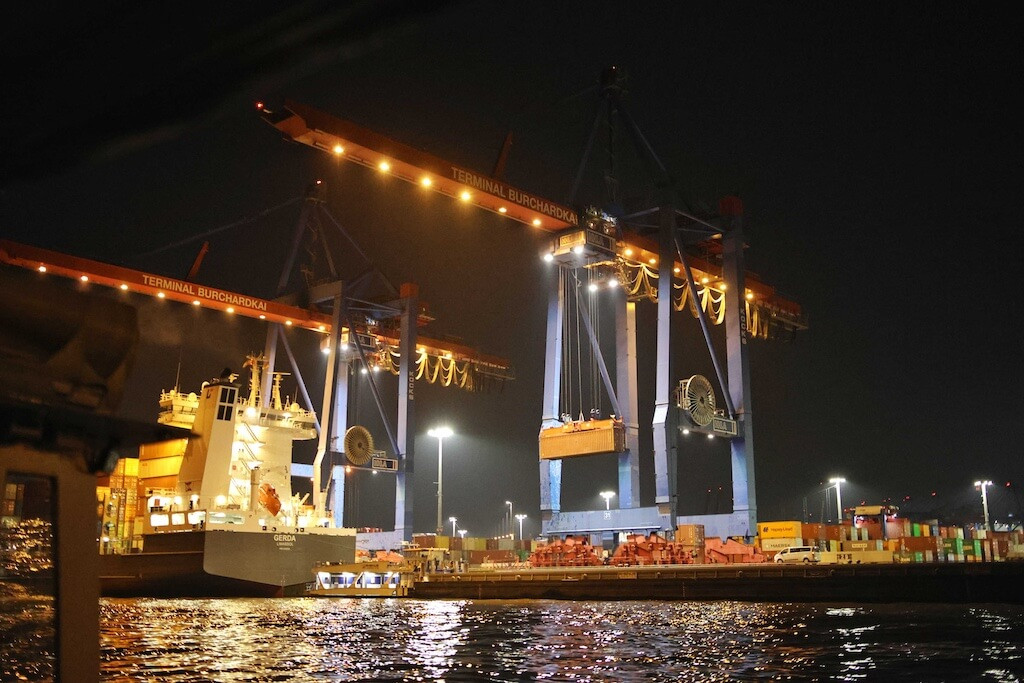 Lichterfahrt Hamburger Hafen